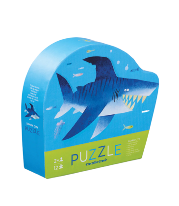 Crocodile Creek 12-pc Mini Puzzle - Shark City