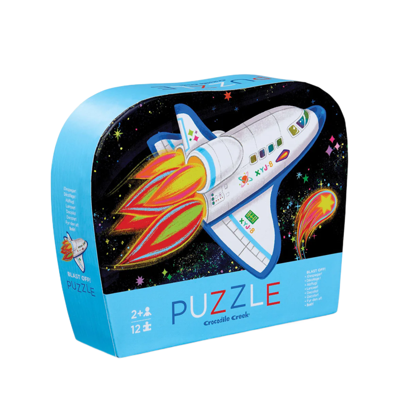 Crocodile Creek 12pc Mini Puzzle - Blast Off