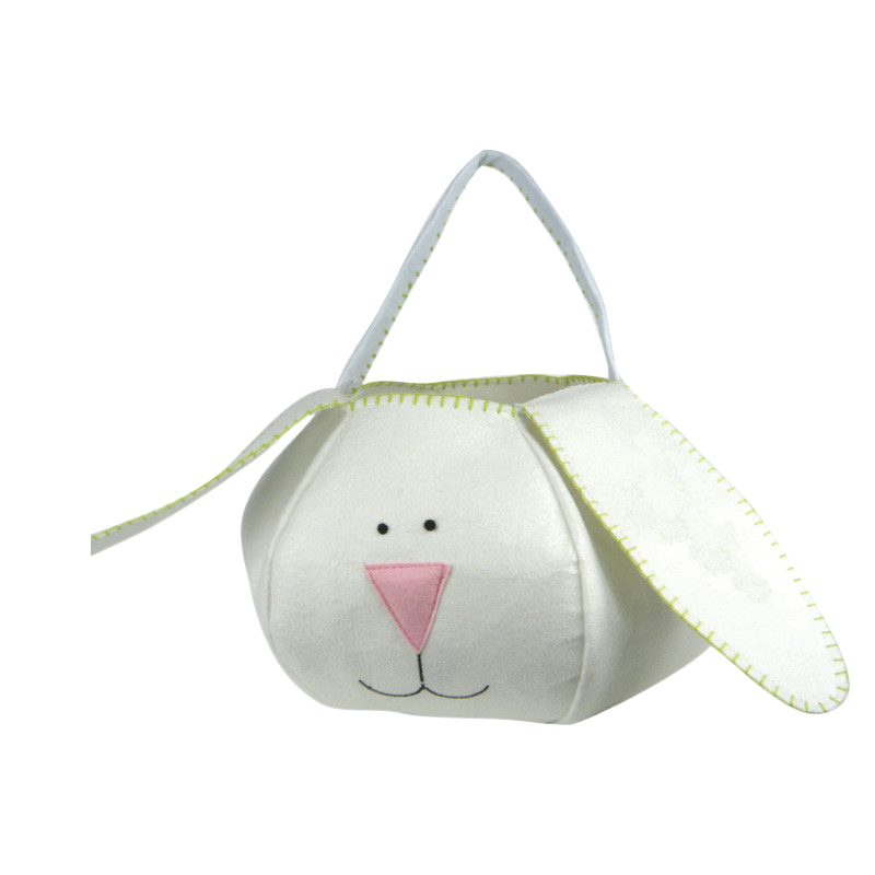 Loppy Eared Bunny Bag - White w/ Green