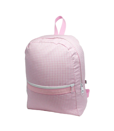 Mint Mint Gingham Medium Backpack - Pink