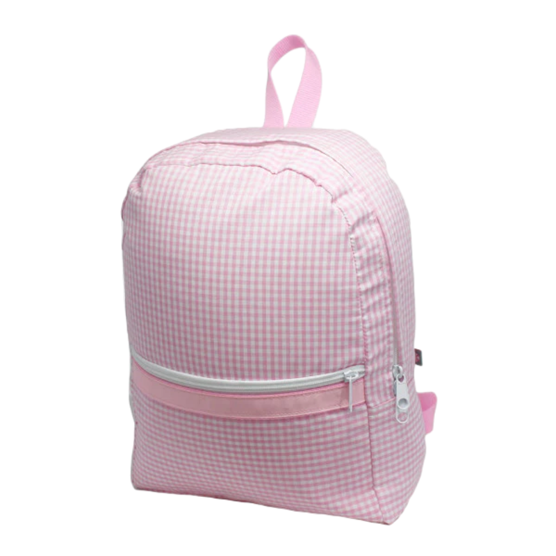 Mint Mint Gingham Medium Backpack - Pink