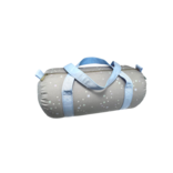 Mint Mint Seersucker Medium Duffel - Little Stars