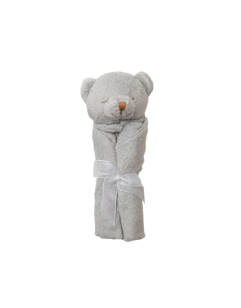 Angel Dear Lovie Blankie Grey Bear Bibs and Kids Boutique