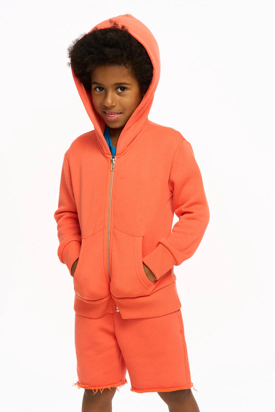 Chaser Paxton Zip Up Hoodie Tigerlily