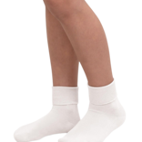 Jefferies Socks Jefferies Socks Smooth Toe Turn Cuff Socks 1 Pair - White