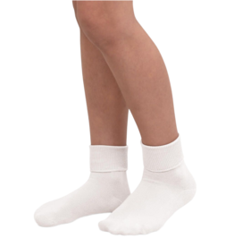 Jefferies Socks Jefferies Socks Smooth Toe Turn Cuff Socks 1 Pair - White