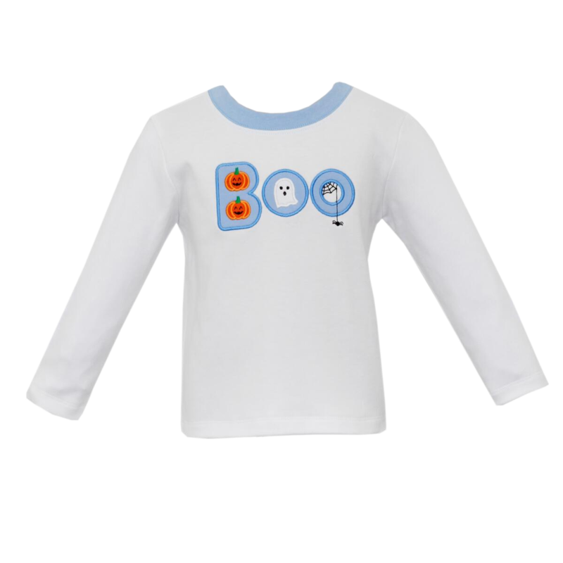 Claire & Charlie Claire & Charlie White Boo! Shirt