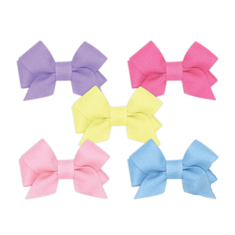 Wee Ones Wee Ones 5pk Tiny Bows Light Orchid Multi Pack