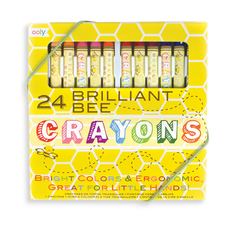 Ooly Ooly Brilliant Bee Crayons - Set of 24