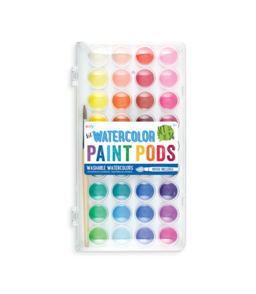 Ooly Ooly Lil’ Watercolor Paint Pods - Set of 36