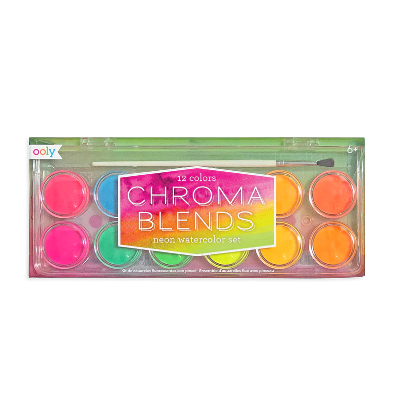 Ooly Ooly Chroma Blends Neon Watercolor Paints