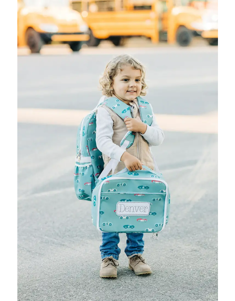 Sugar Bee Retro Cars Lunch Bag Bibs and Kids Boutique