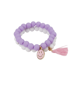 Great Pretenders Great Pretenders Smiley Pretty Pastel Soft Touch Bracelet