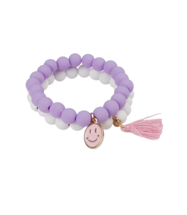 Great Pretenders Great Pretenders Smiley Pretty Pastel Soft Touch Bracelet