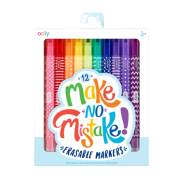 Ooly Ooly Make No Mistake! Erasable Markers - Set of 12