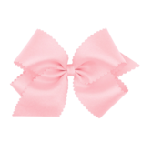 Wee Ones Wee Ones King Light Pink Scallop Edge Bow