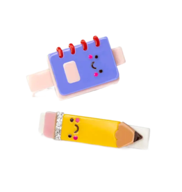 Lilies & Roses Notebook & Pencil Alligator Clips