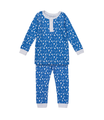 Smockingbird Happy Hanukkah Pajama Set