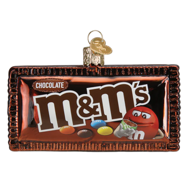 Old World Christmas M&M's Milk Chocolate Ornament