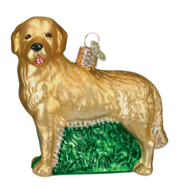 Old World Christmas Golden Retriever Ornament