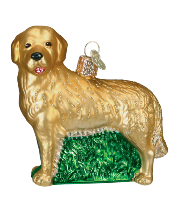 Old World Christmas Golden Retriever Ornament