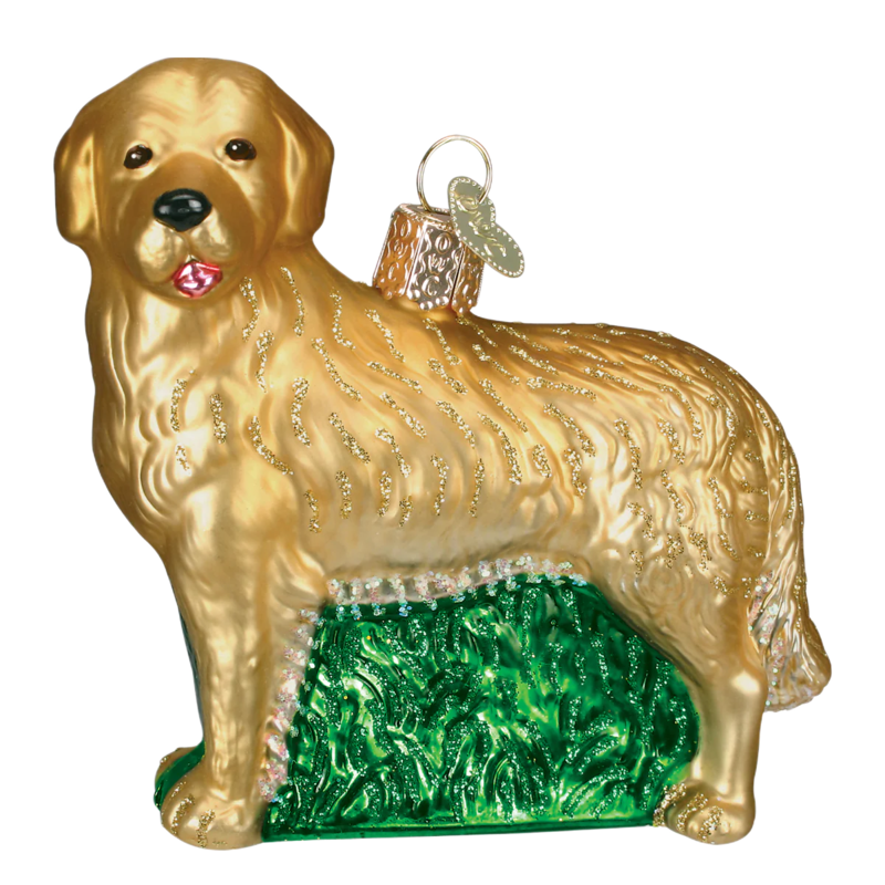 Old World Christmas Golden Retriever Ornament