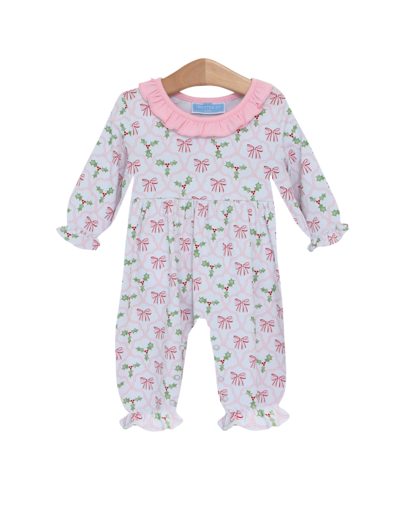 Trotter Street Berries and Bows Romper - Bibs and Kids Boutique