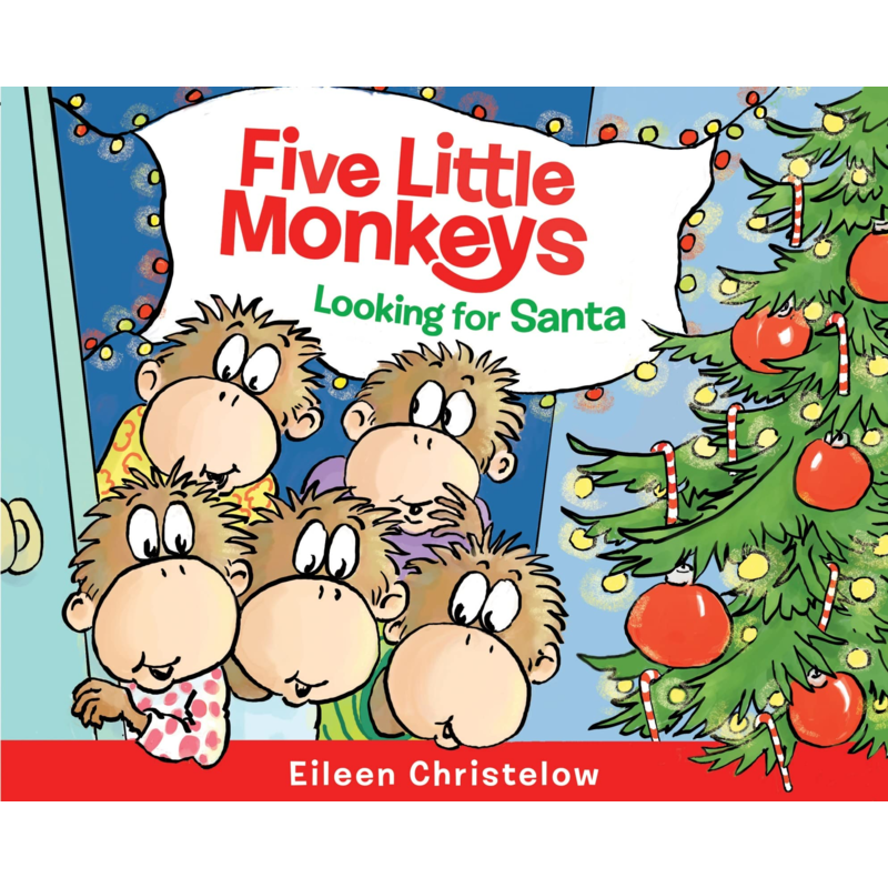 Five Little Monkeys Looking For Santa
