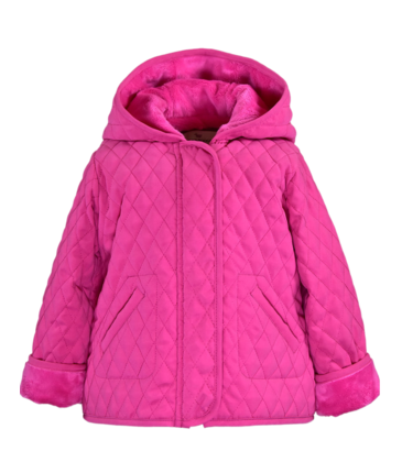 Widgeon Hooded Barn Jacket - Magenta