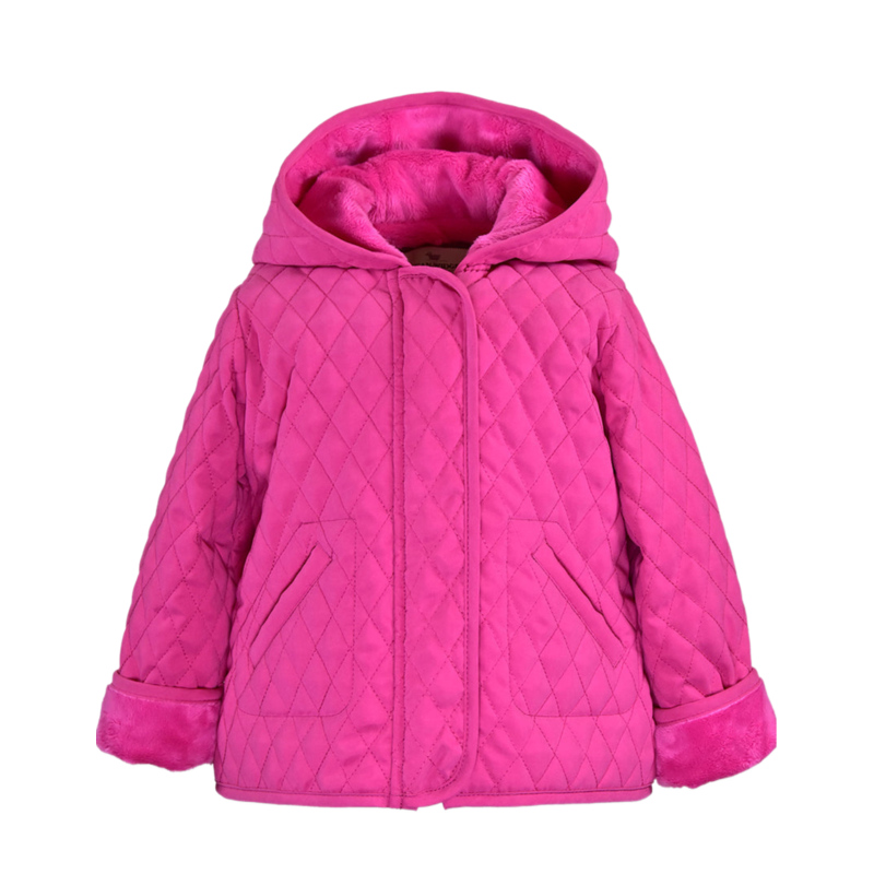 Widgeon Hooded Barn Jacket - Magenta