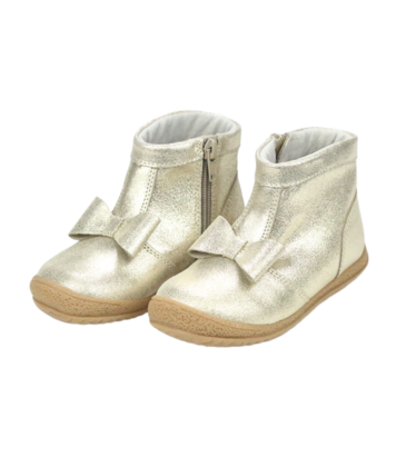 L'Amour Hilary Bow Boot - Champagne Shimmer