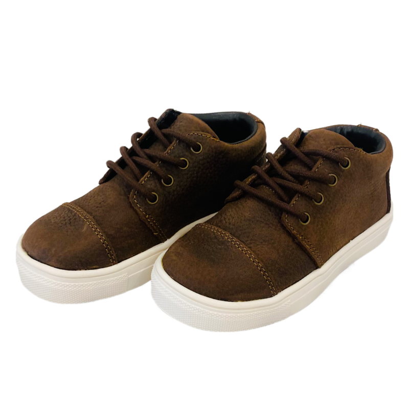 L'Amour Wyatt Lace Up Sneaker - Brown