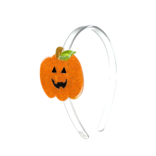 Lilies & Roses Orange Glitter Pumpkin Headband