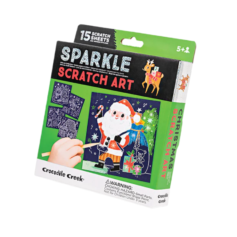 Crocodile Creek Sparkle Scratch Art - Christmas