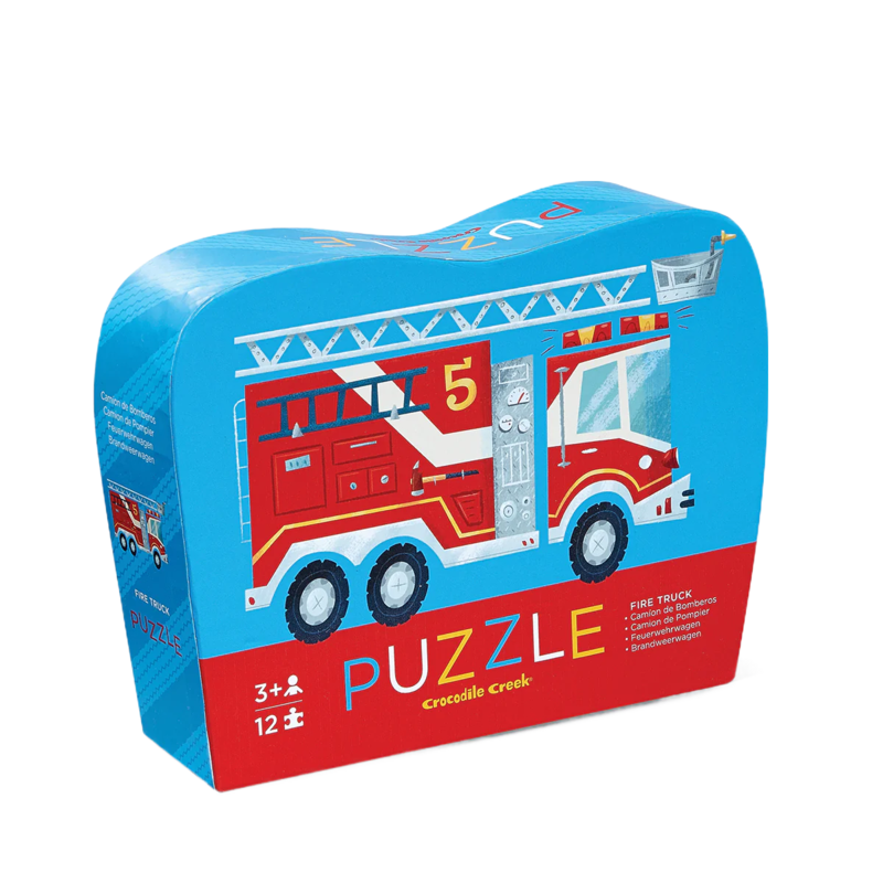 Crocodile Creek 12-pc Mini Puzzle - Fire Truck