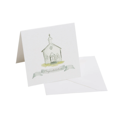 Over the Moon Chapel Enclosure Card