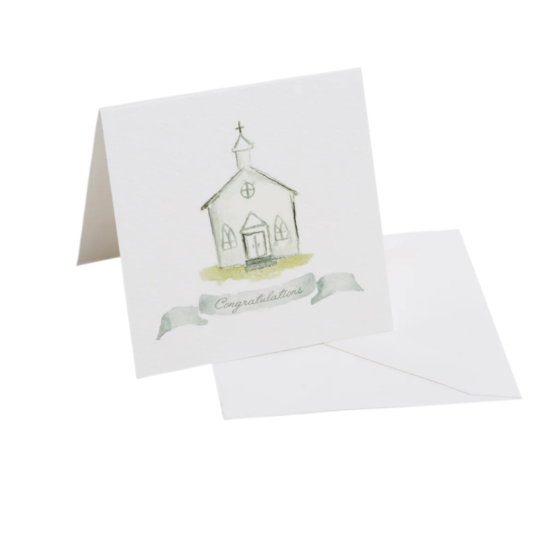 Over the Moon Chapel Enclosure Card