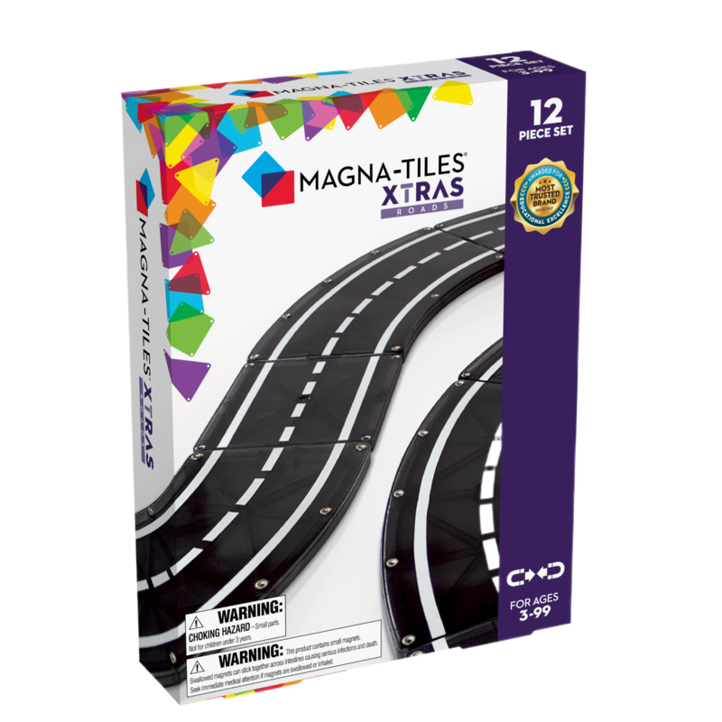 MAGNA-TILES Xtras Roads 12 Piece Set