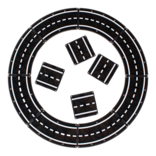 MAGNA-TILES Xtras Roads 12 Piece Set