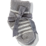 Barefoot Dreams Barefoot Dreams CozyChic Lite Infant Sock Set - Pewter / Pearl