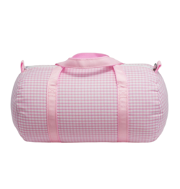 Mint Mint Gingham Medium Duffel - Pink