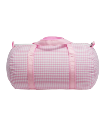 Mint Mint Gingham Medium Duffel - Pink