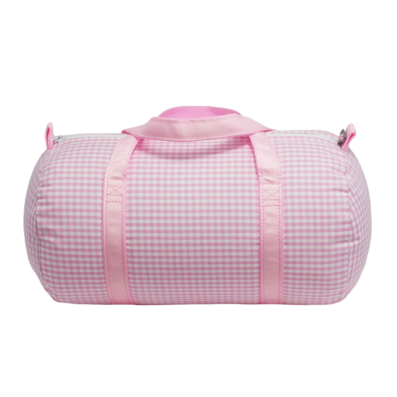 Mint Mint Gingham Medium Duffel - Pink