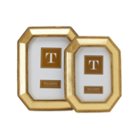 Beads of Gold Photo Frame