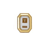 Beads of Gold Photo Frame