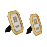 Beads of Gold Photo Frame