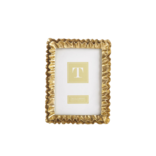 Gold Ruffles Photo Frame