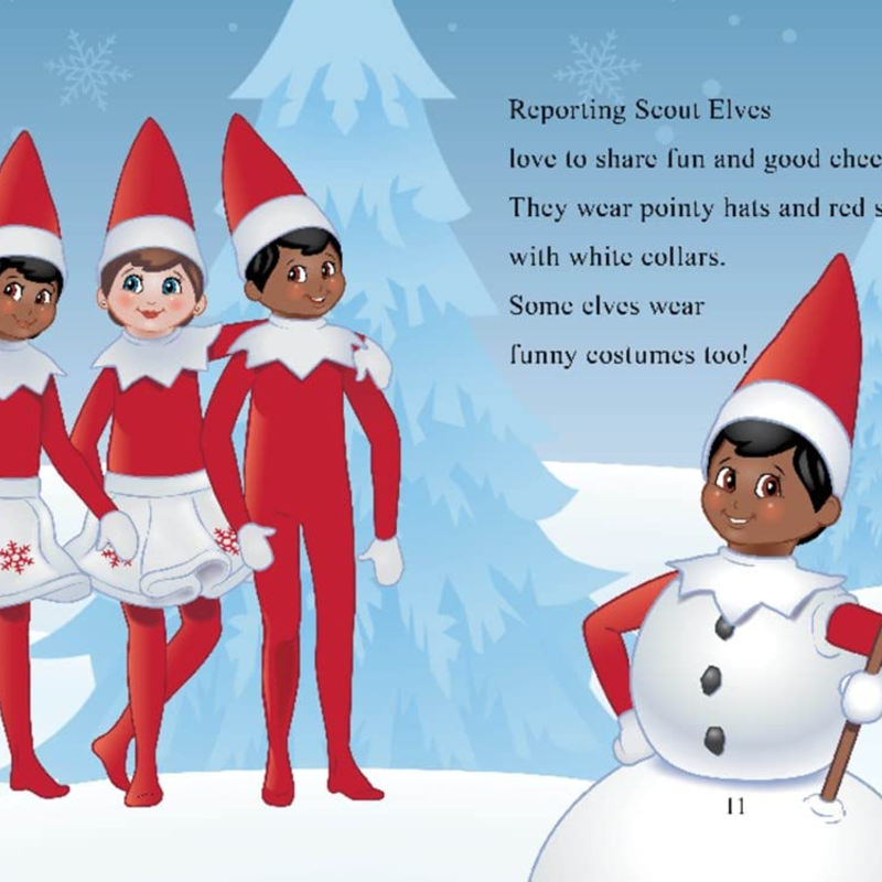 Elf on the Shelf Meet the Scout Elves Bibs and Kids Boutique