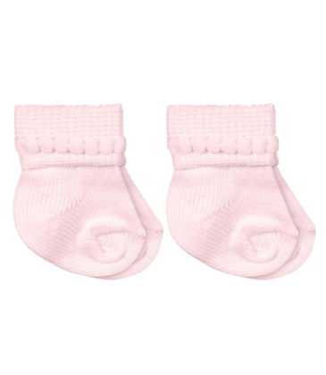 Jefferies Socks Jefferies Socks Baby Bubble Bootie 2 Pair - Pink