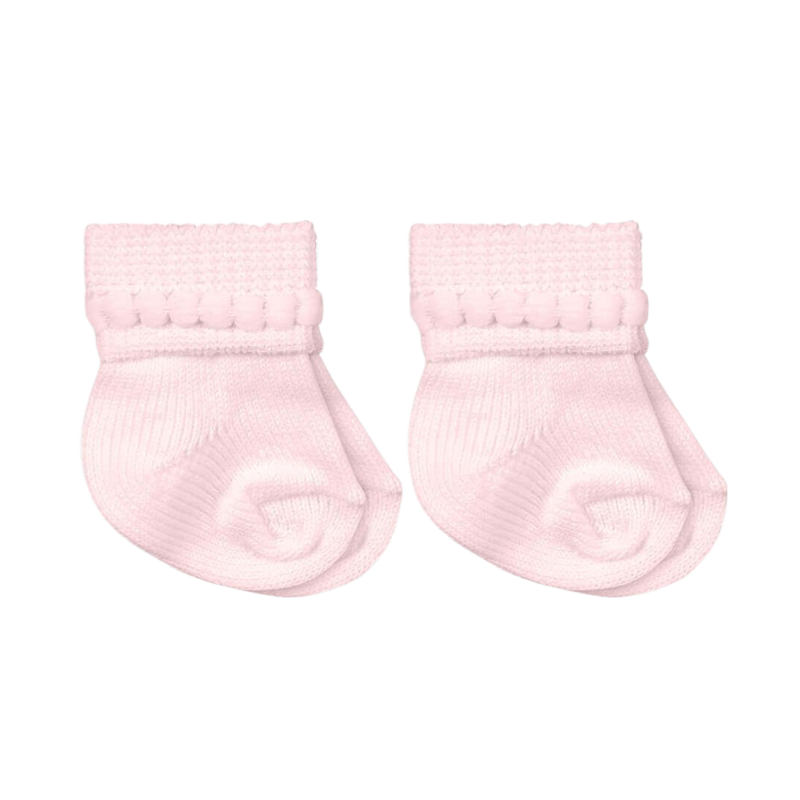 Jefferies Socks Jefferies Socks Baby Bubble Bootie 2 Pair - Pink